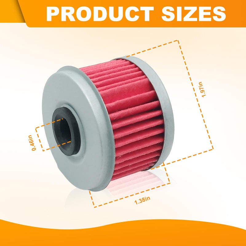 Triumilynn TRX400 Air Filter for Honda Foreman 450 400 TRX400 TRX450 1995-2004, for Rancher 350 TRX350 2000-2006 17254-HN5-670 17254-HC5-900 with Oil Filter Spark Plug - Image 4
